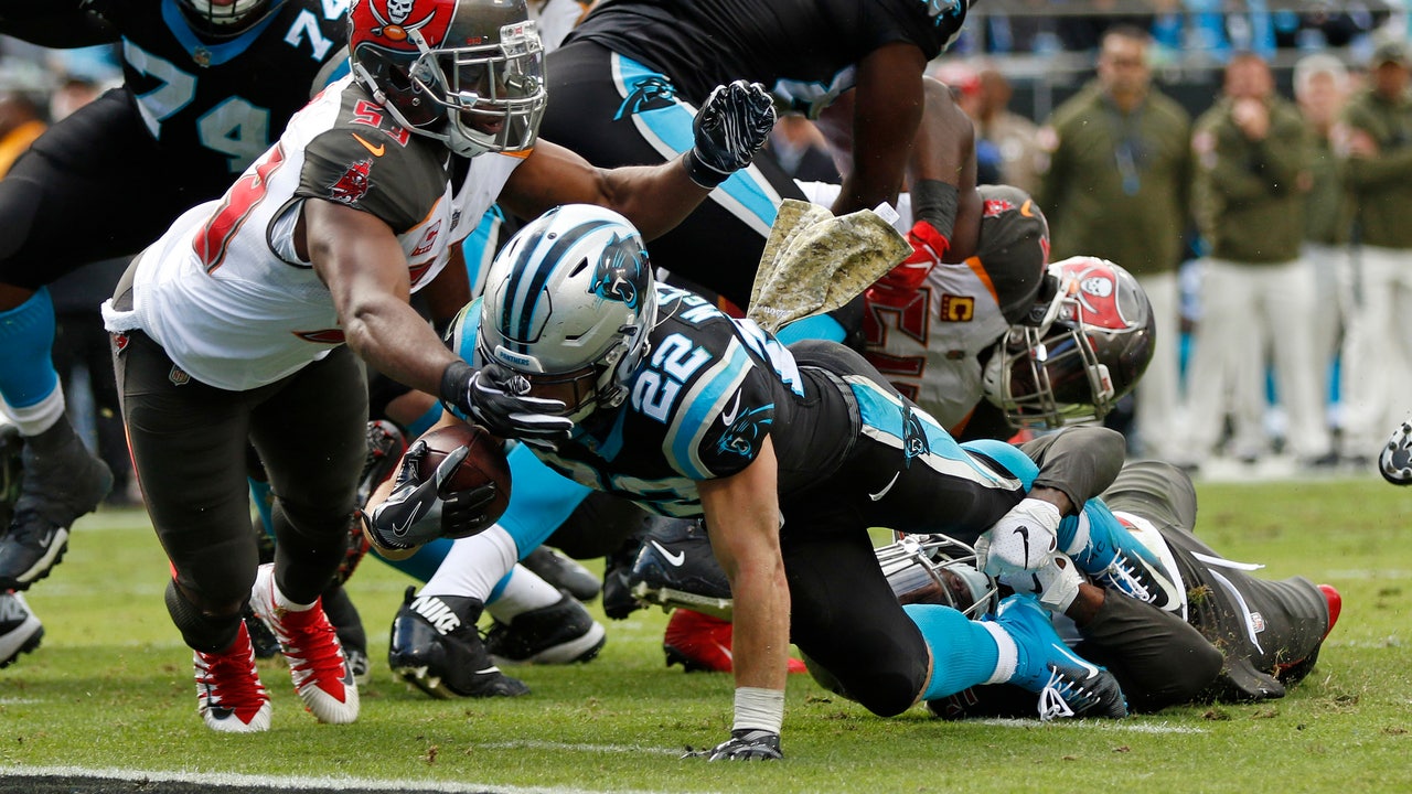 Newton, McCaffrey lead Panthers past Bucs 42-28